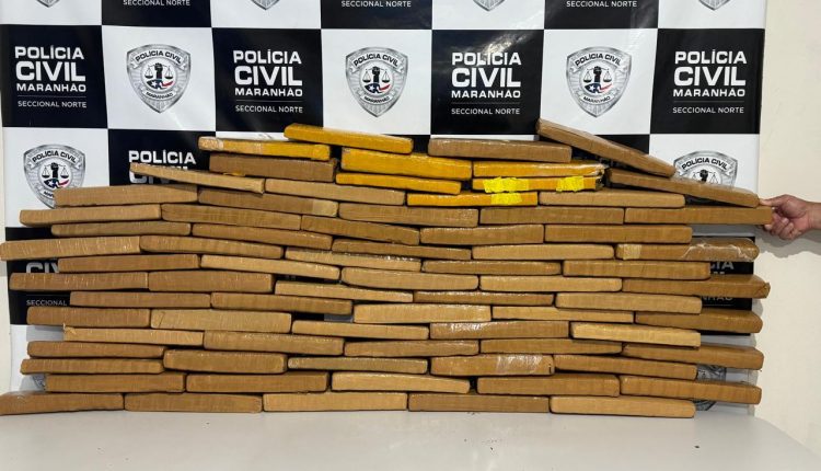 Ação policial apreende 75 tabletes de maconha em São Luís