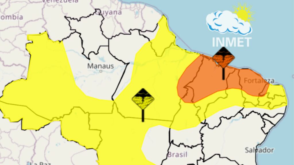 Alerta laranja atinge 197 cidades do MA nesta terça (18)