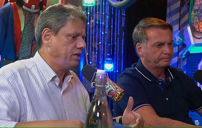 Bolsonaro nega passar bastão a Tarcísio: ‘Registro candidatura aos 48