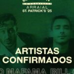 Cartaz do Jameson Arraial St. Patrick’s fica completo com Pedro