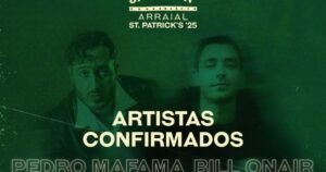 Cartaz do Jameson Arraial St. Patrick’s fica completo com Pedro