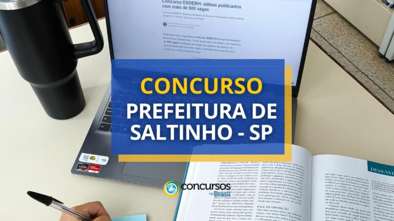 Concurso Prefeitura de Saltinho - SP: salários de até R$