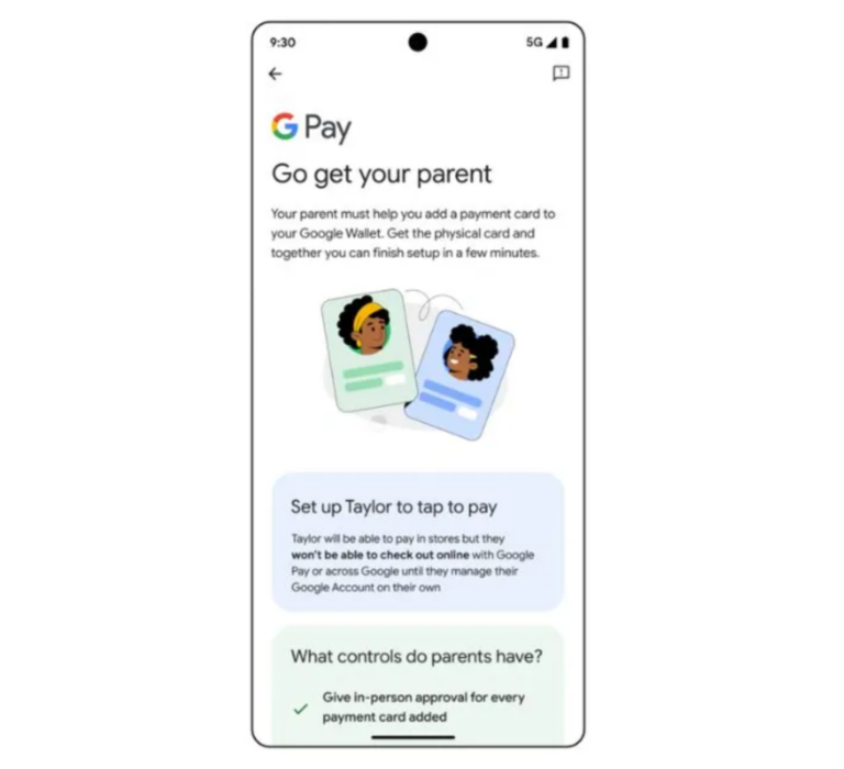 Crianças poderão usar o Google Wallet — com uma condição