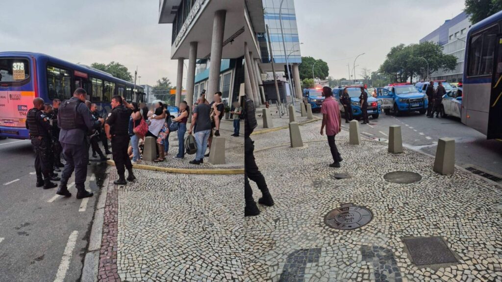 Criminoso usou arma falsa para sequestrar ônibus na Avenida Brasil