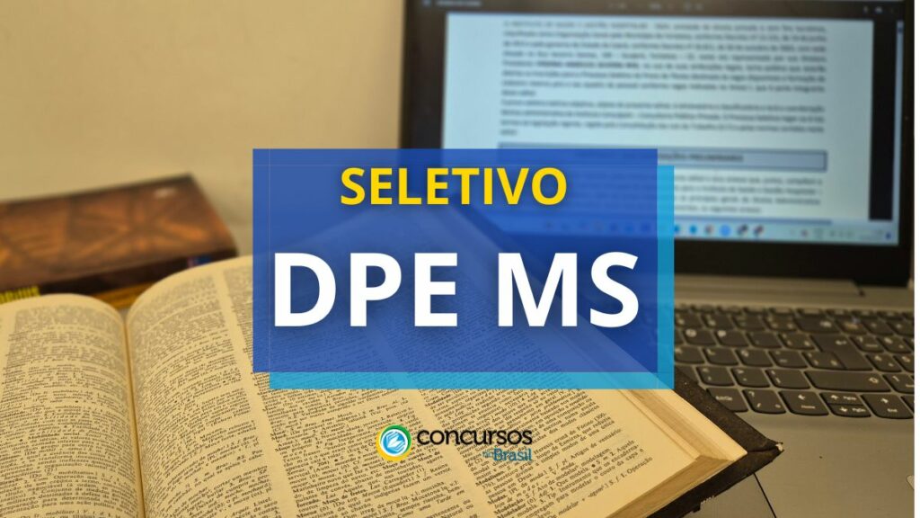 DPE MS abre vagas de até R$ 5,3 mil para