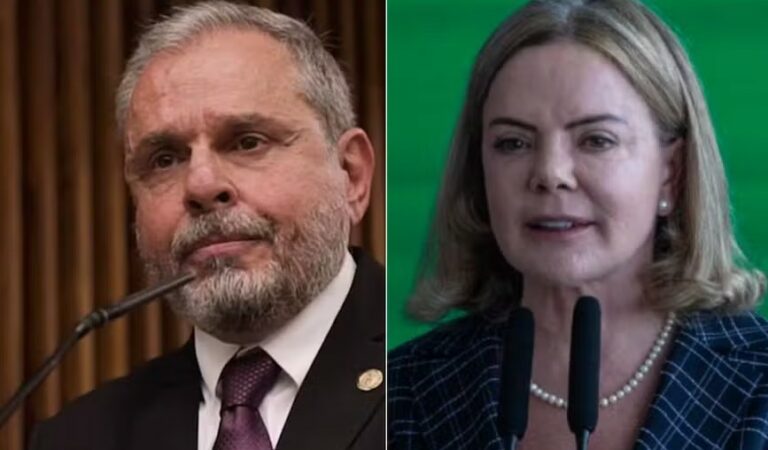 Deputado do PL é condenado a indenizar Gleisi Hoffmann por