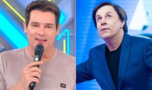 Domingo Legal resgata game show e bate Tom Cavalcante; futebol