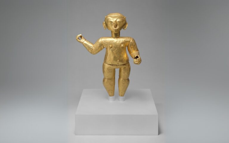 Figura de ouro Tumaco-Tolita revela segredos de uma civilização perdida