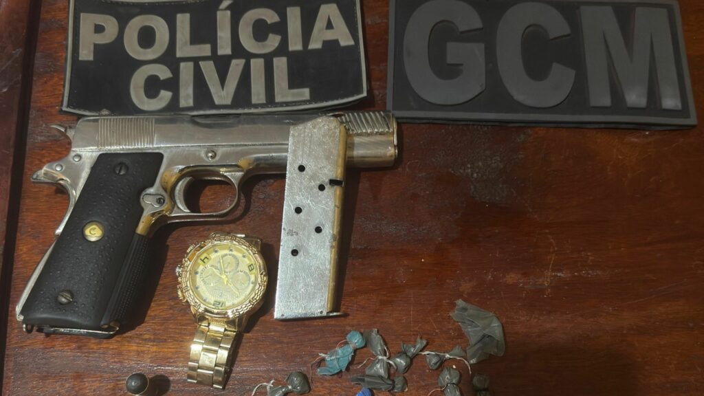 Homem é preso com arma de fogo de uso restrito