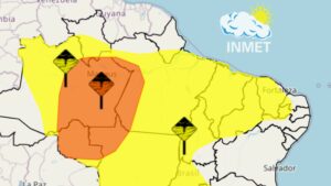 INMET emite alerta amarelo para todo o Maranhão nesta quarta