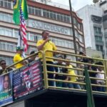 Idealizador da placa “Sem anistia” durante protesto em Copacabana celebra