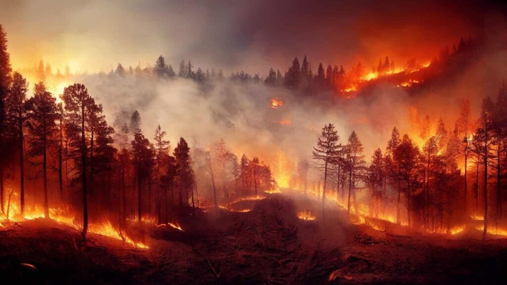 Japão enfrenta o maior incêndio florestal em mais de 30