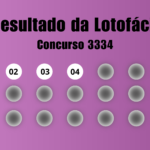 Lotofácil 3334: veja resultado de hoje, quarta-feira (5)