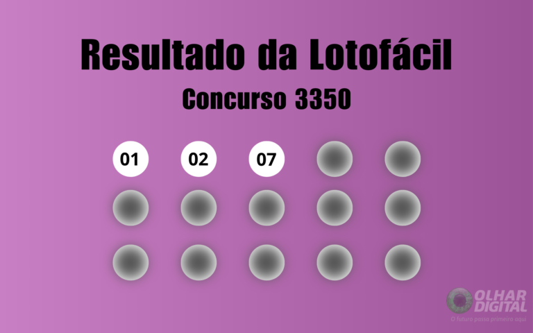 Lotofácil 3350: veja resultado de hoje, segunda-feira (24)