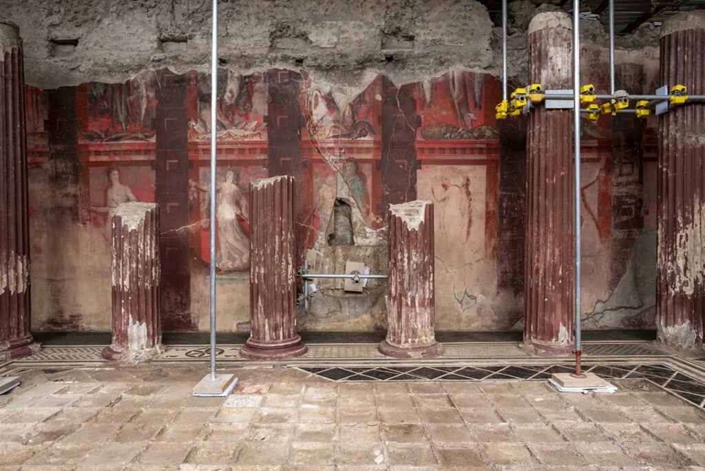 Pintura rara em Pompeia revela o papel das mulheres no