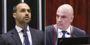 Plano de Eduardo Bolsonaro contra Moraes inclui tentativa de processo