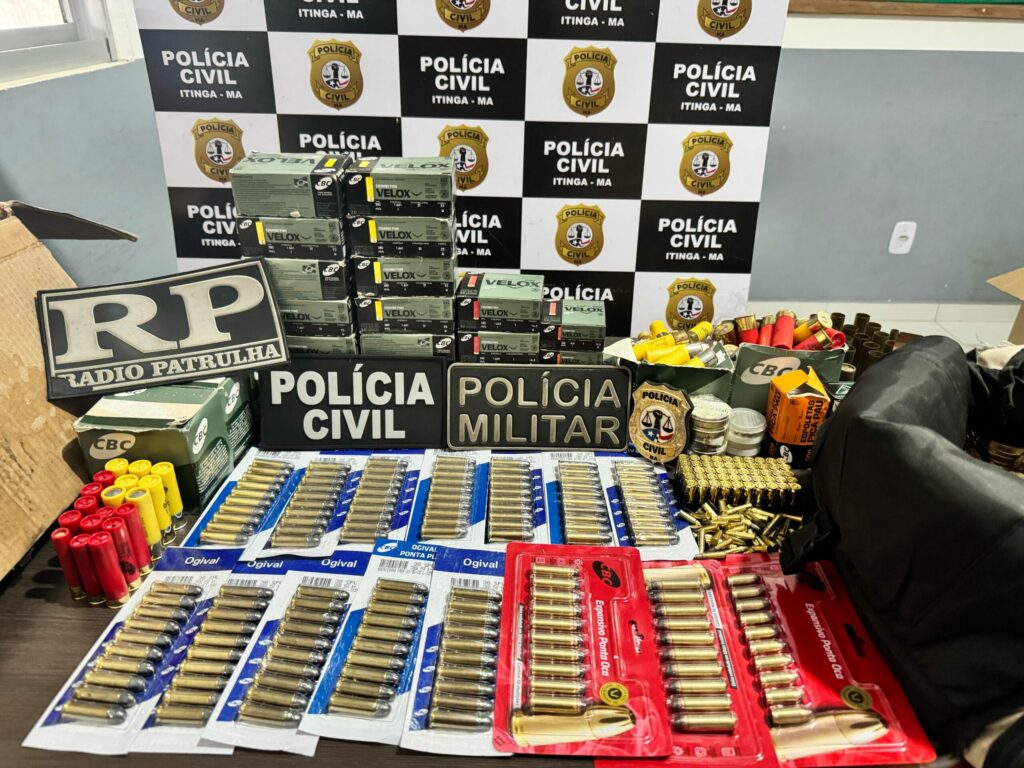 Polícia Civil fecha estabelecimento que comercializava clandestinamente munições de arma