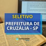 Prefeitura de Cruzália - SP abre processo seletivo