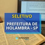 Prefeitura de Holambra - SP publica edital de processo seletivo