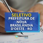 Prefeitura de Nova Brasilândia D'Oeste