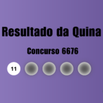 Quina 6676: veja resultado de hoje, segunda-feira (10)