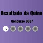 Quina 6687: veja resultado de hoje, sábado (22)