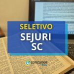 SEJURI SC abre edital de seletivo com vagas na área