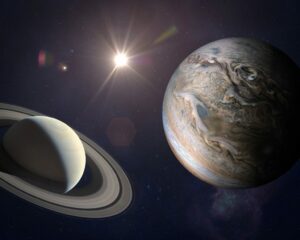 Saturno é o único planeta do Sistema Solar com mais