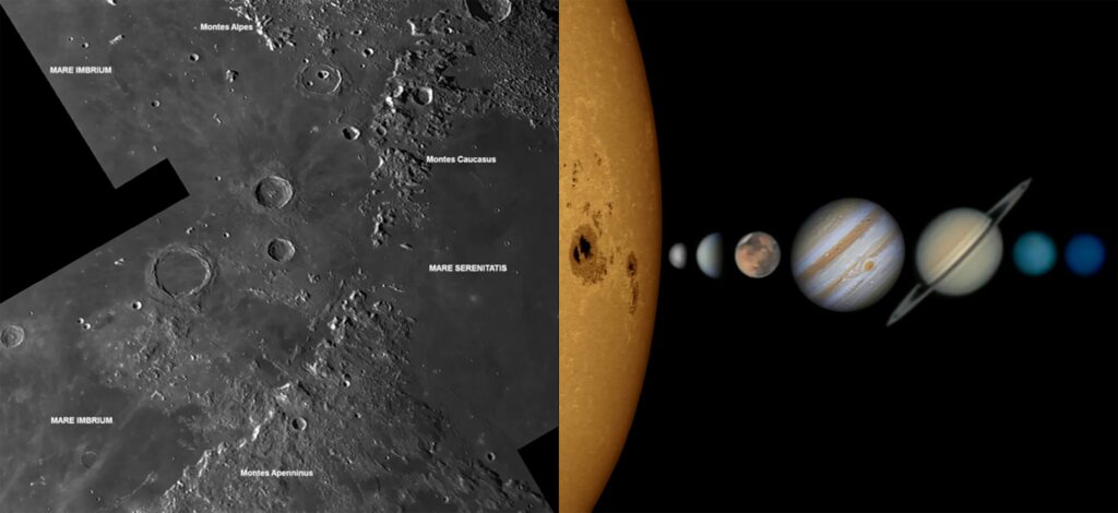 Sistema Solar nas Imagens Astronômicas da Semana