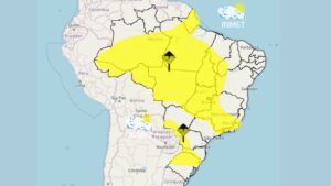 Sudoeste do MA tem alerta amarelo para chuvas nesta segunda