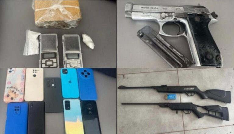 Três pessoas são presas durante operação contra o tráfico de