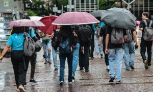 Último domingo do verão terá chuvas intensas e risco de