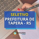 dois novos editais de seletivo