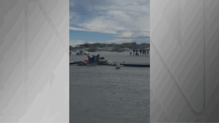 Aeronave cai e deixa dois mortos em praia do RN