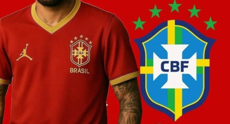 CBF se pronuncia sobre polêmica e desmente uniforme vermelho
