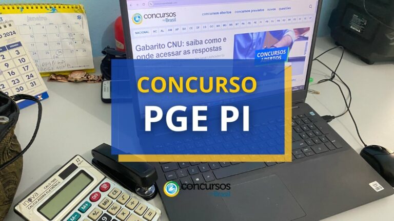 Concurso PGE PI oferece 10 vagas e remuneração R$ 32,3