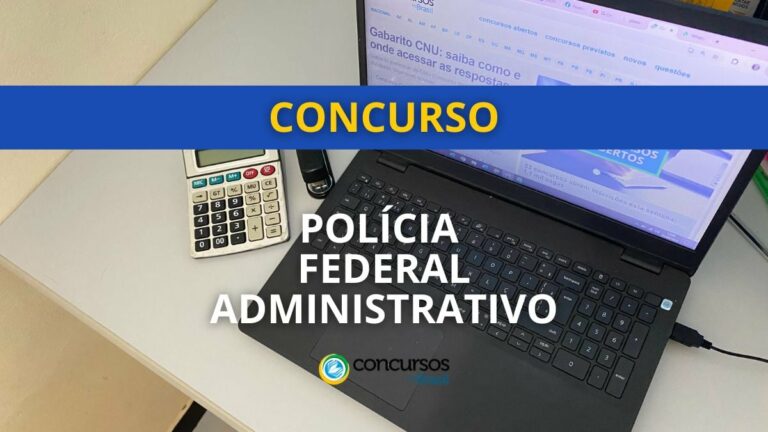Concurso Polícia Federal abre 192 vagas; até R$ 11 mil