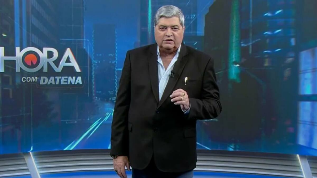 Datena toma atitude após "ataque" contra repórter ao vivo no