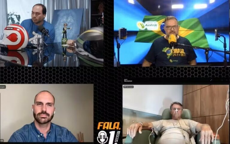 Em live com os filhos, Bolsonaro diz que pode receber