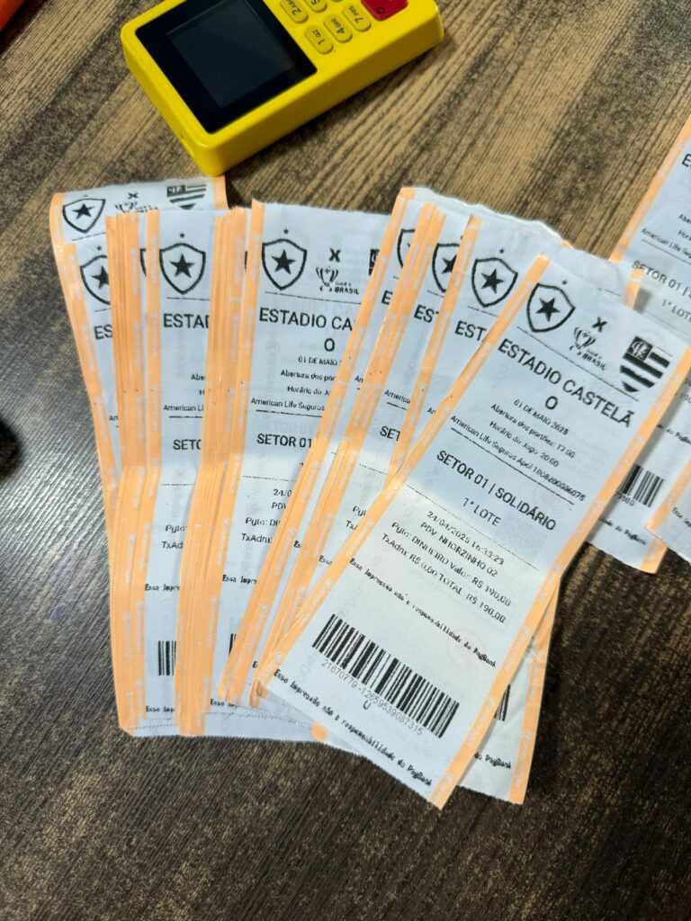 Ingressos para Botafogo-PB x Flamengo: venda segue com novos pontos