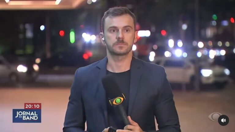 Ladrão tenta roubar repórter da Band e vídeo mostra momento