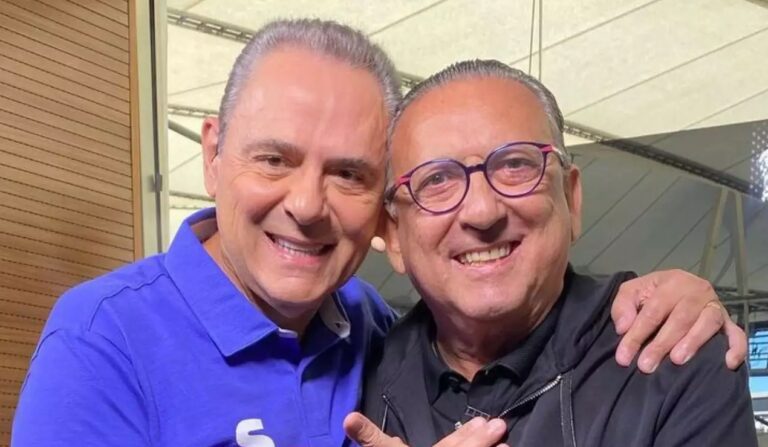 Luis Roberto quebra o protocolo e cita Galvão Bueno em