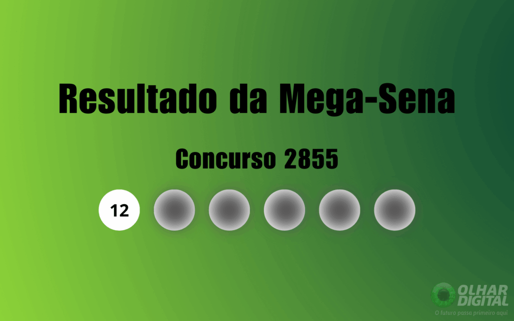 Mega-Sena 2855: veja resultado de hoje, quinta-feira (24)
