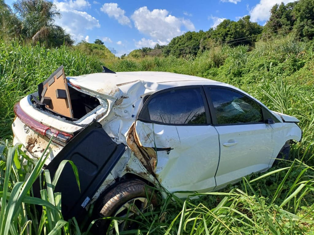 Motorista fica gravemente ferida em acidente na BR-222, em Bom
