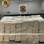 PF apreende uma tonelada de cocaína que seria enviada para