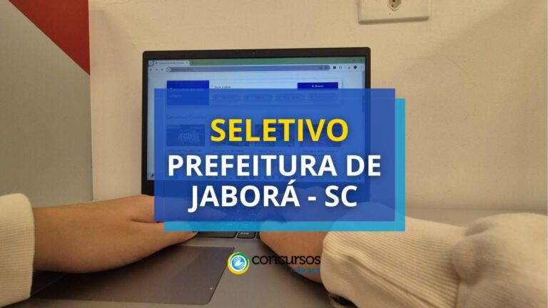 Prefeitura de Jaborá - SC divulga novas vagas; até R$