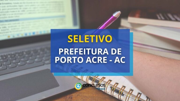 Prefeitura de Porto Acre - AC oferta novas vagas em