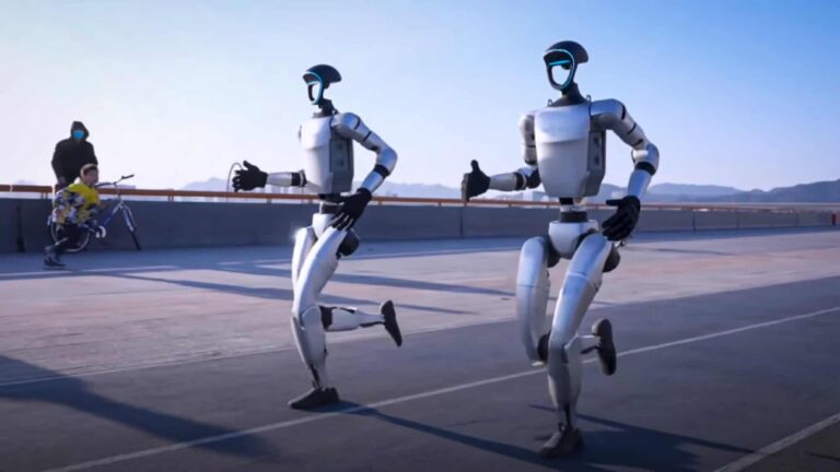 Robôs encaram humanos em maratona de corrida na China
