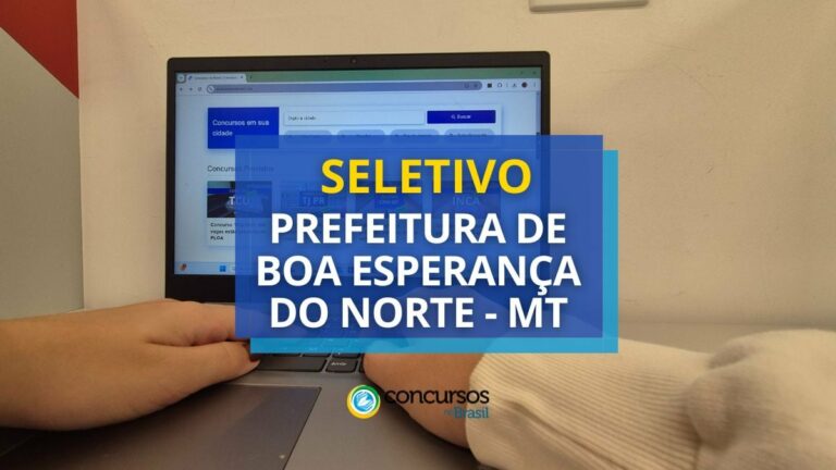 Seleção Prefeitura de Boa Esperança do Norte