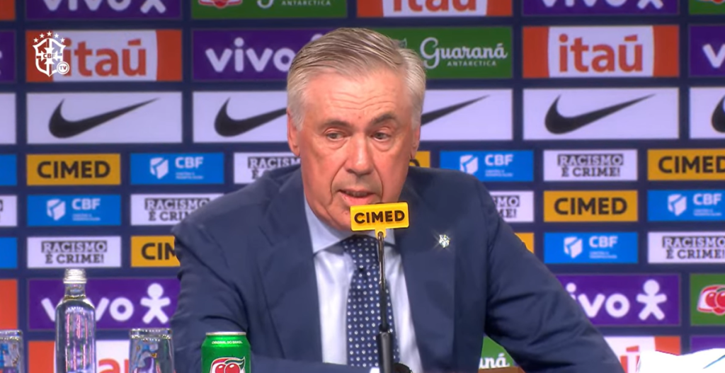 Ancelotti faz a primeira convocação na Seleção; Neymar está fora